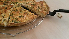 Quiche au saumon & ciboulette
