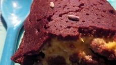 Crêpe tout chocolat, orange curd à la lavande