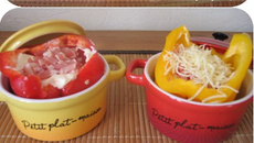 Poivrons farcis au Kiri