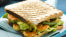 Sandwich crevettes grillées