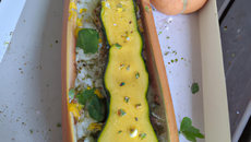 Hot dog de courgette facile