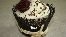 Cupcakes au chocolat et lemon curd