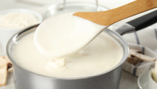 Béchamel légère sans beurre