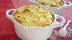 Soufflé léger au chou-fleur