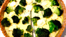 Tarte au brocolis et camembert