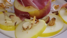 Jambon blanc aux Princesse Amandine et aux pommes