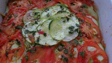 Tian courgettes - tomates