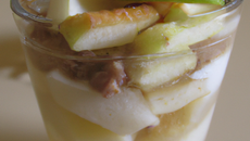 Trifle poire et pavés aux poires