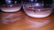 Mousse aux trois chocolats rapide