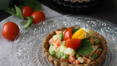 Tartelettes à la tapenade et aux légumes