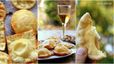 Raviolis frits au cantal