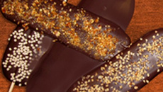 Sucettes au chocolat