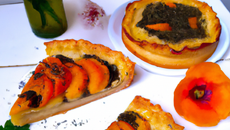 Tarte au pavot et à l'abricot