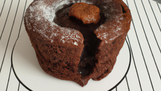 Cake fondant au chocolat au beurre salé