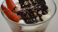 Tiramisu fraise-litchi