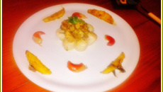 Saint Jacques poêlées au foie gras