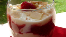 Tiramisu estival aux framboises