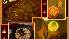 Tajine agneau pruneaux amandes