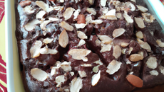 Gâteau au chocolat et amandes moulues