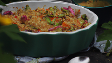 Crumble de légumes d'été