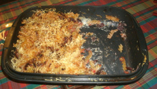 Gratin de pâtes à la betterave