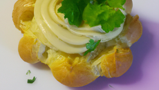 Crème de choux-fleur à la coriandre fraîche