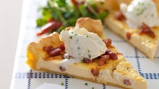 Quiche exquise de Lorraine au fromage à la Crème Elle & Vire