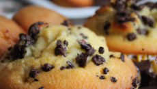 Muffins à la vanille et aux pépites de chocolat