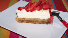 Cheesecake vanille fraise