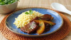 Aiguillettes de canard au miel