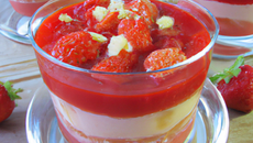 Verrines fraise fresh