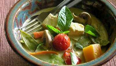 Curry vert aux légumes primeurs