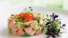 Tartare de saumon à l'avocat