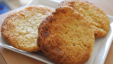Cookies chocolat blanc et poudre de noisette