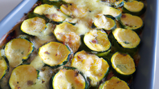 Gratin de courgettes et cantal