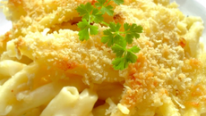 Gratin de macaronis: simple et réconfortant