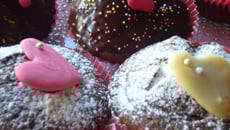 Cupcakes au chocolat crème fleurette