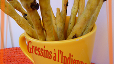 Gressins à l'indienne