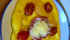 Pizza à la polenta