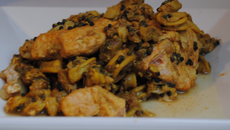 Curry de poisson et fruits de mer