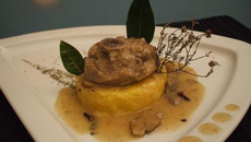 Dinde à l' Américaine et sa polenta ! Plat familial