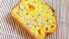 Cakes mimolette et lardons