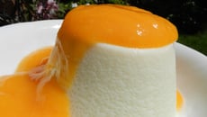 Panacotta au chocolat blanc