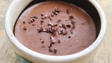 Crèmes au chocolat et tapioca sans oeufs