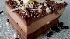 Gâteau tout chocolat et croquant