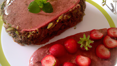 Haché de bœuf aux fraises