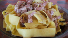Pâtes façon carbonara