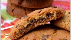 Cookies à la farine de châtaigne fourrés au nutella