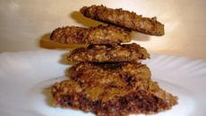 Macaron inattendu au chocolat