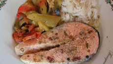 Darnes de saumon aux 5 baies